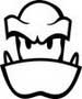 Adobe Illustrator: Logo for trading-card dealer: Ogre's Cards.